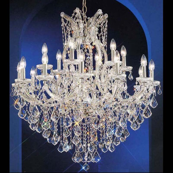 19 lights Silvermaria crystal chandelier