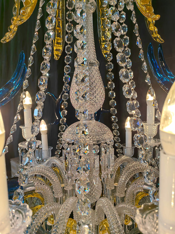Entrance Zenith Deer Baccarat crystal chandelier