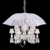 12 lights Baccarat chandelier with umbrella