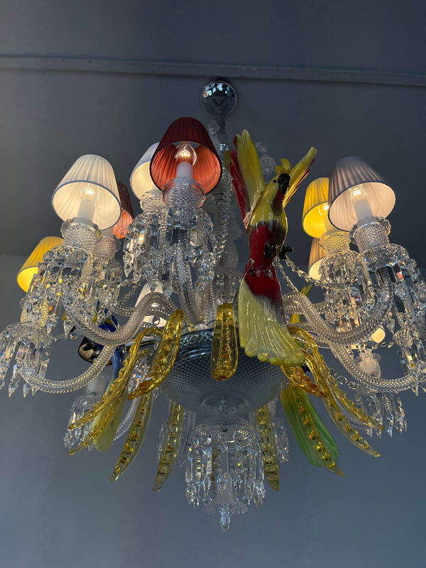 ÉTRANGE ZÉNITH Baccarat PARROTS CHANDELIER