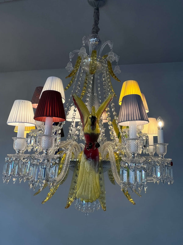 ÉTRANGE ZÉNITH Baccarat PARROTS CHANDELIER