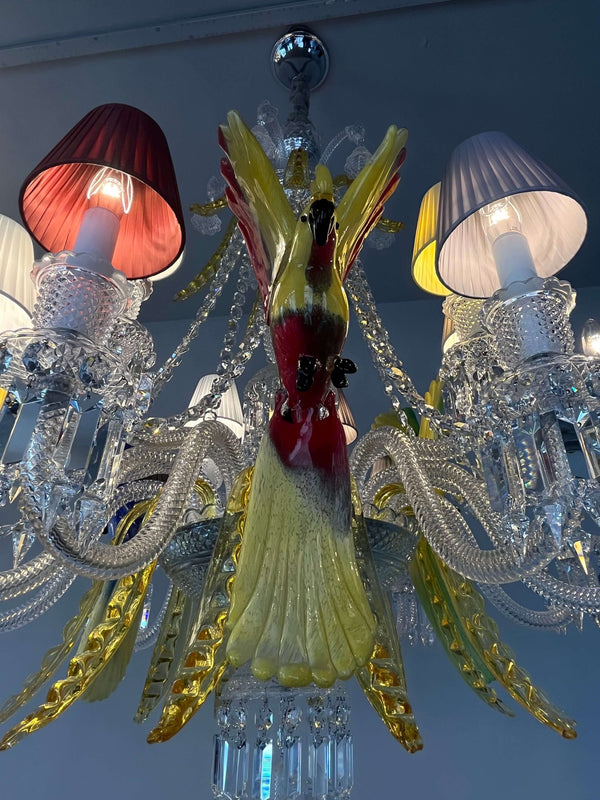 ÉTRANGE ZÉNITH Baccarat PARROTS CHANDELIER
