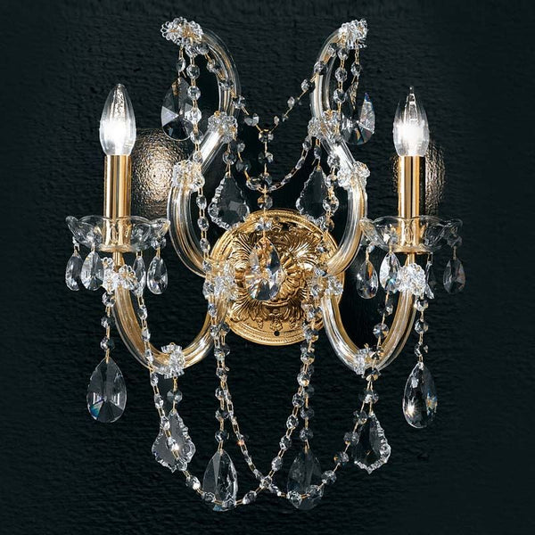 Gold maria theresa wall sconce