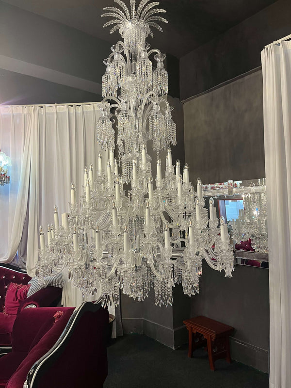 73 lights baccarat bell crystsal chandelier