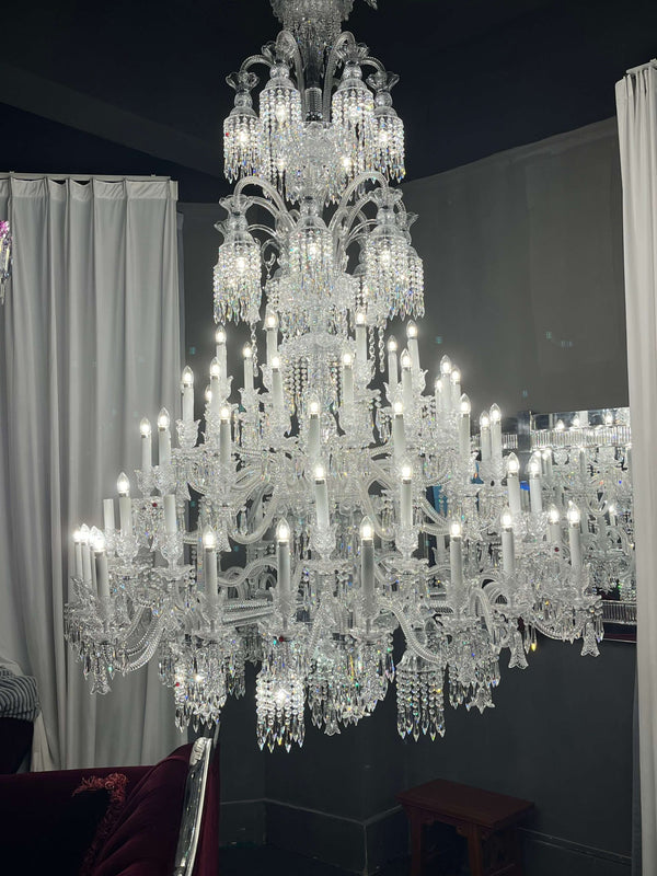73 lights baccarat bell crystsal chandelier