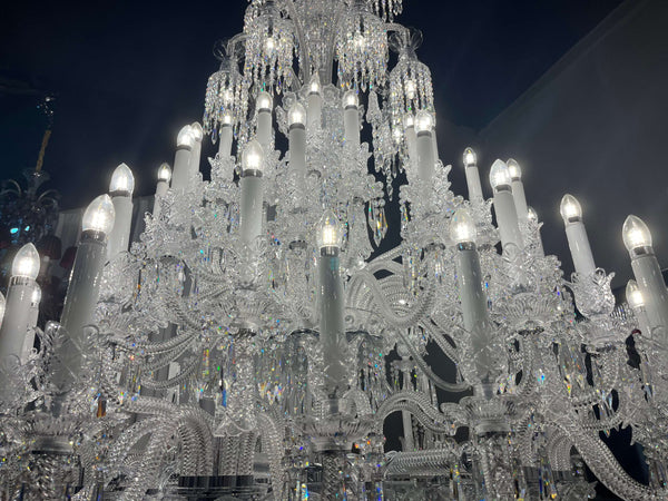 73 lights baccarat bell crystsal chandelier