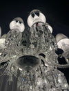 12 Lights Baccarat Zenith FLOU, JE TE VOIS FLOU CHANDELIER
