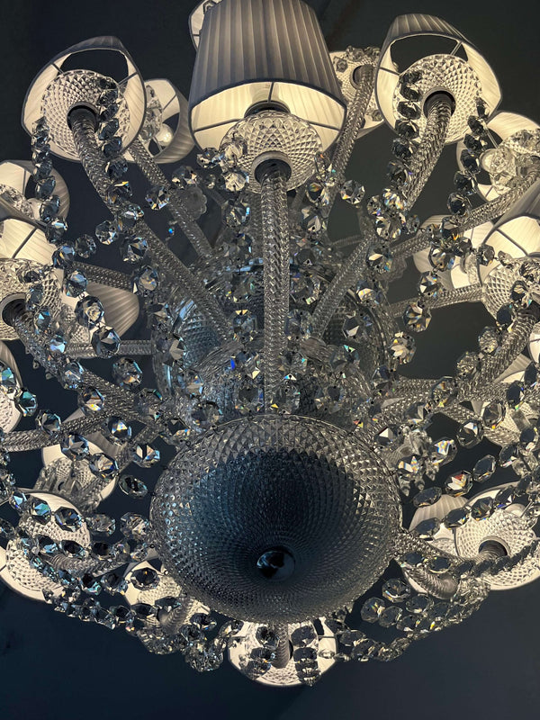24 lights Round Baccarat crystal chandelier
