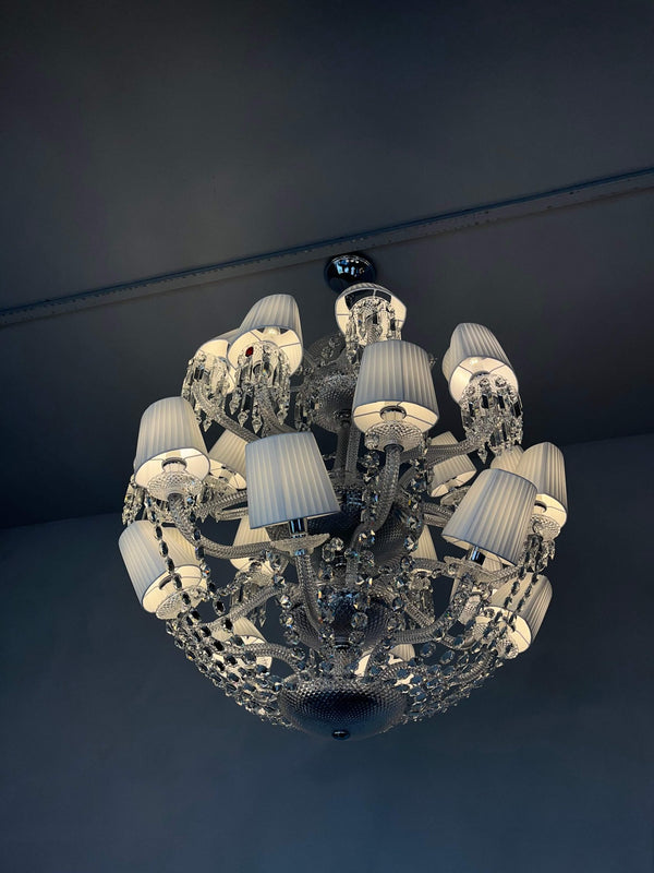 24 lights Round Baccarat crystal chandelier