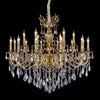 Vintage solid brass chandelier