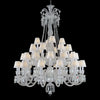 36 lights baccarat crystal chandelier with shades