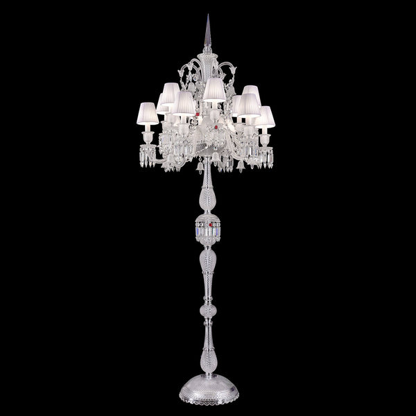 12 lights baccarat tall floor lamp