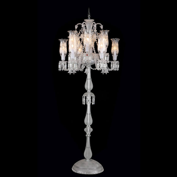 baccarat floor lamp with glass shade