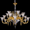 18 lights baccarat crystal light for living room