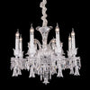 8 lights small bell baccarat chandelier