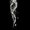 Ellea long drop ceramic chandelier