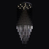 Gorgeous Modern Round Crystal String Chandelier