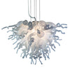 contemporary hand blown glass art chandelier