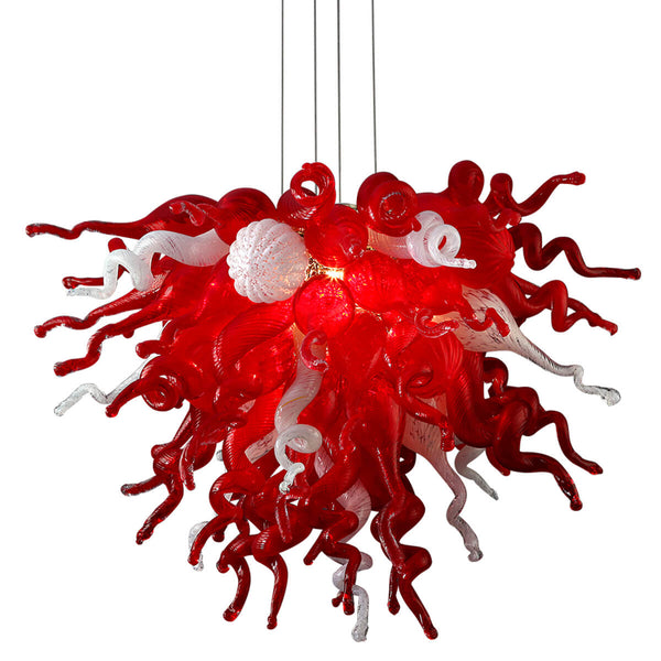 scarlet empire chihuly glass chandelier