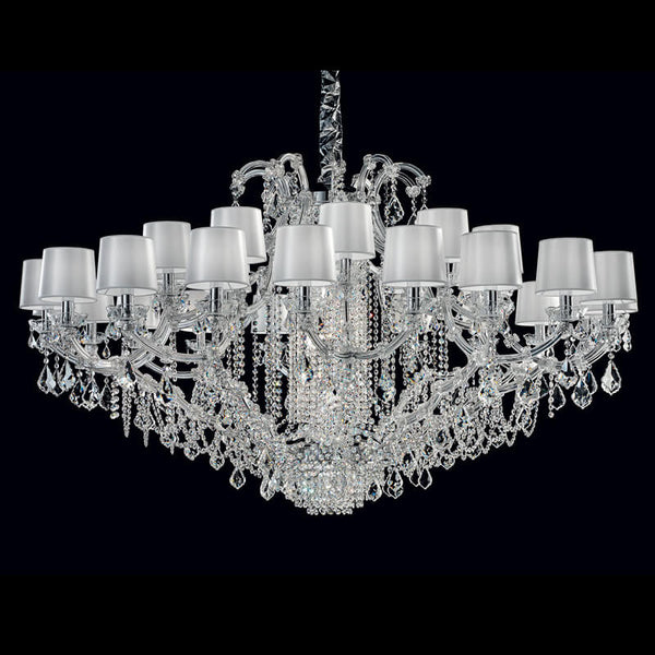 Sliver luxury maria theresa chandelier