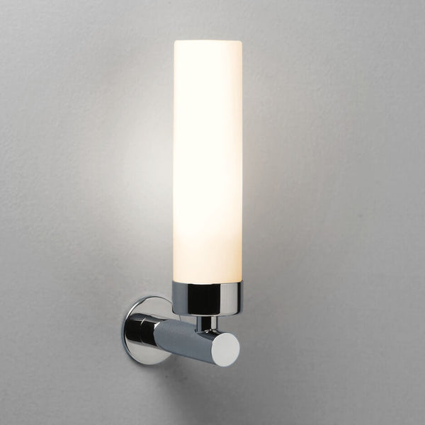 Forsted glass tube bathroom wall sonce