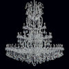 Chrome large maria crystal chandelier