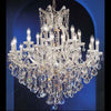 19 lights Silvermaria crystal chandelier