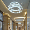 LED Crystal ring chandelier