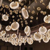 Alabaster round pendant light