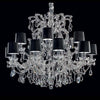 Black shade maria theresa chandelier