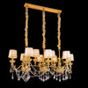 Luxury brass dining light fixtures