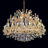 Golden 32 lights maria theresa chandelier