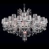 chandelier maria theresa with silver shade