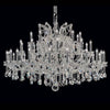 40 lights chrome maria crystal chandelier