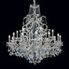 24 lights Chrome Maria Theresa chandelier