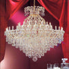 Golden crystal chandelier maria theresa