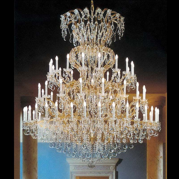 Large maria theresa golden chandelier