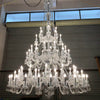 Large 84 lights baccarat chandelier
