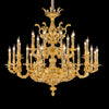 32 lights large brass entryway chandelier