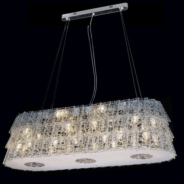 Oval shape baccarat chandelier pendant light
