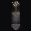Square Modern Crystal Strings Chandelier