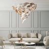 chandelier light art glass for entance