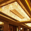 ring shape flush mount crystal chandelier luxury