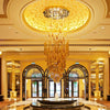 long amber murao glass drop chandelier