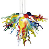 colorful dale chihuly style hand blown glass