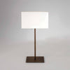 Square hotel table lamp