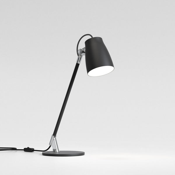 Modern black reading lamp