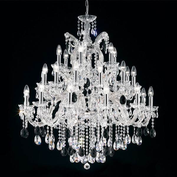 Three layers maria theresa chandelier