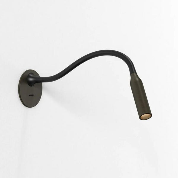 Hotel wall sconce wiith glass shade