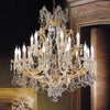 Hotel foyer custom lamp maria theresa lustre
